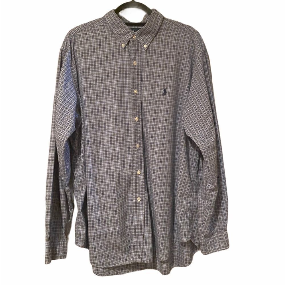 Ralph Lauren LongSleeve Button Up Size XL Plaid